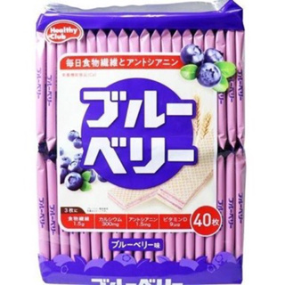 現貨 日本濱田 40枚藍莓威化餅 Hamada 威化餅哈馬達 藍莓 骨餅 威化餅