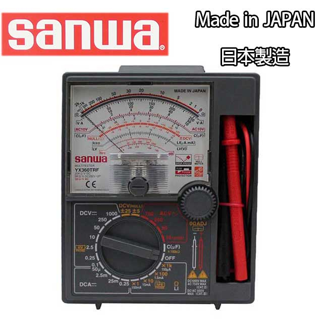【祥昌電子】日本製 SANWA YX-360TRF 指針型 三用電錶 萬用電錶 電表 電錶