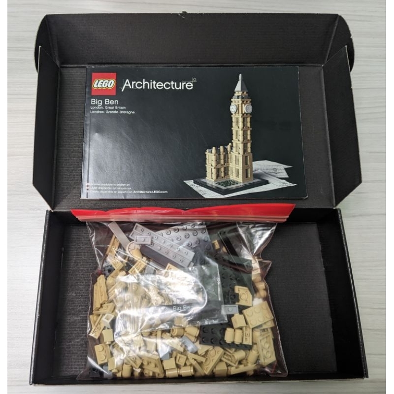 樂高 LEGO 建築 Architecture 21013 大笨鐘 Big Ben (絕版品) 積木 高雄面交