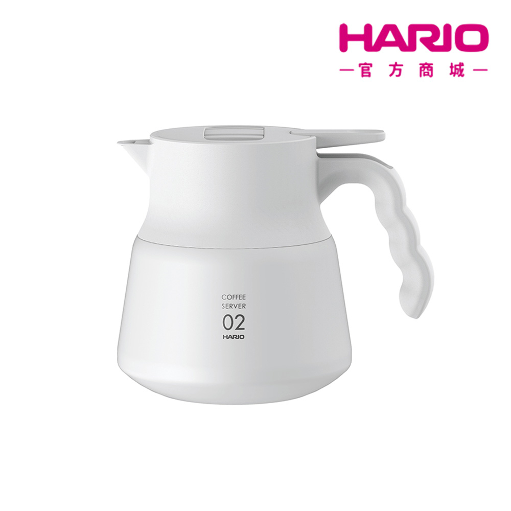 【HARIO】V60不鏽鋼保溫咖啡壺黑/白 PLUS 600/800 VHSN-60-B/W VHSN-800-B/W