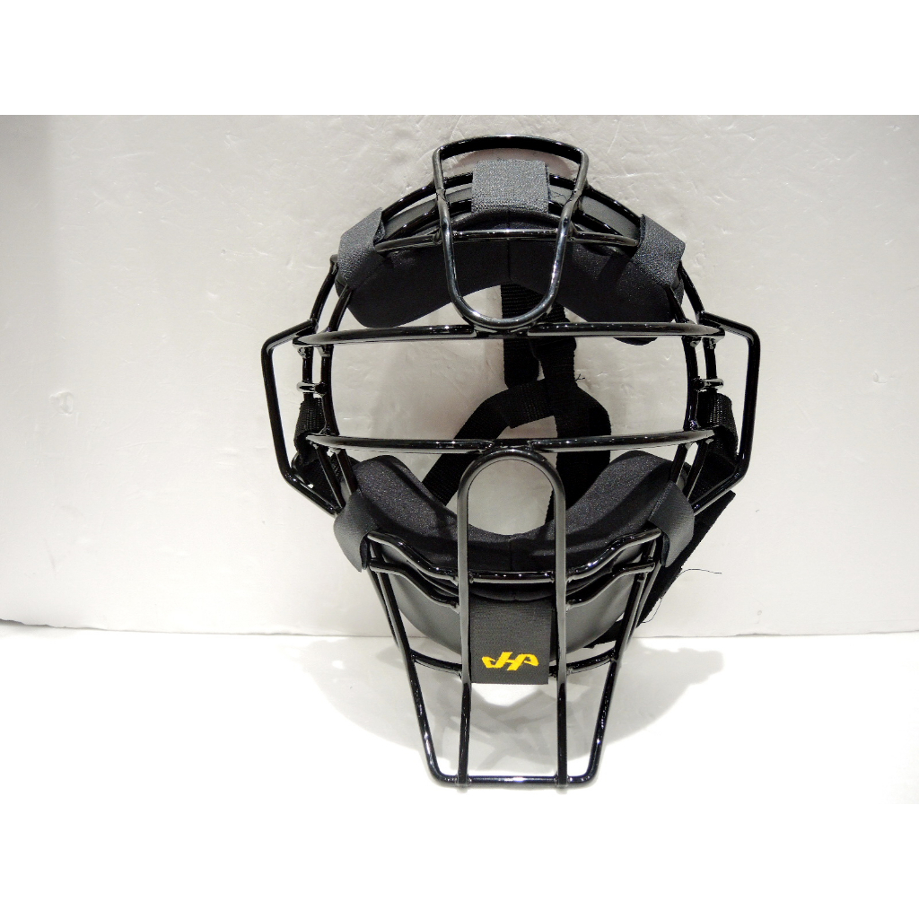 HATAKEYAMA 職業級 鋁合金 捕手面罩 裁判面罩 內裡透氣布 超輕量化 全黑(M-229)附贈收納袋