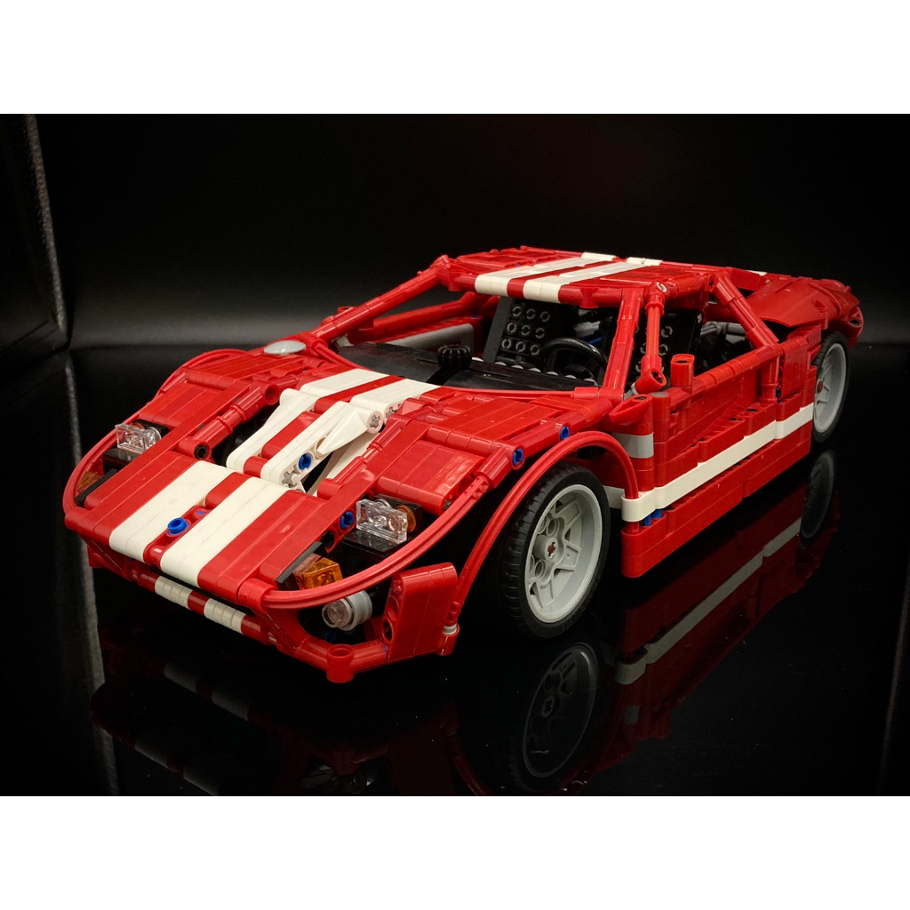 【收藏模人】BuildMOC Ford GT 2004 1:12 1/12 無紙盒 跑車 賽車 積木 樂高 益智玩具