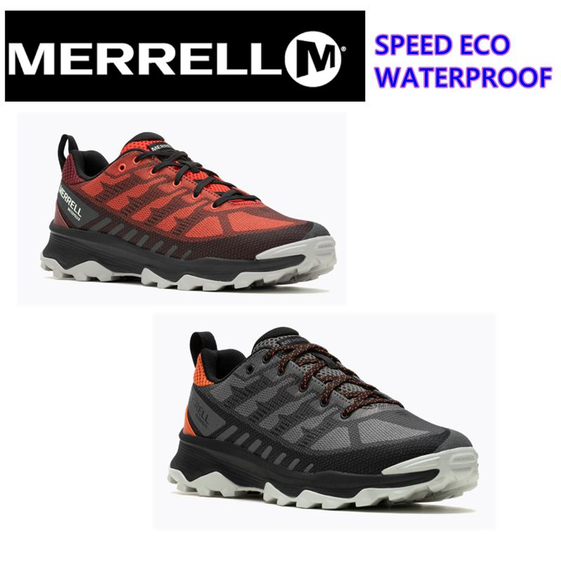 (超值價)2023美國MERRELL新款式SPEED ECO WATERPROOF登山鞋~健走鞋雙功能鞋防水款