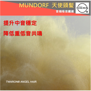 Mundorf Angel Hair 蒙多福 天使棉 喇叭音箱吸音棉 重低音