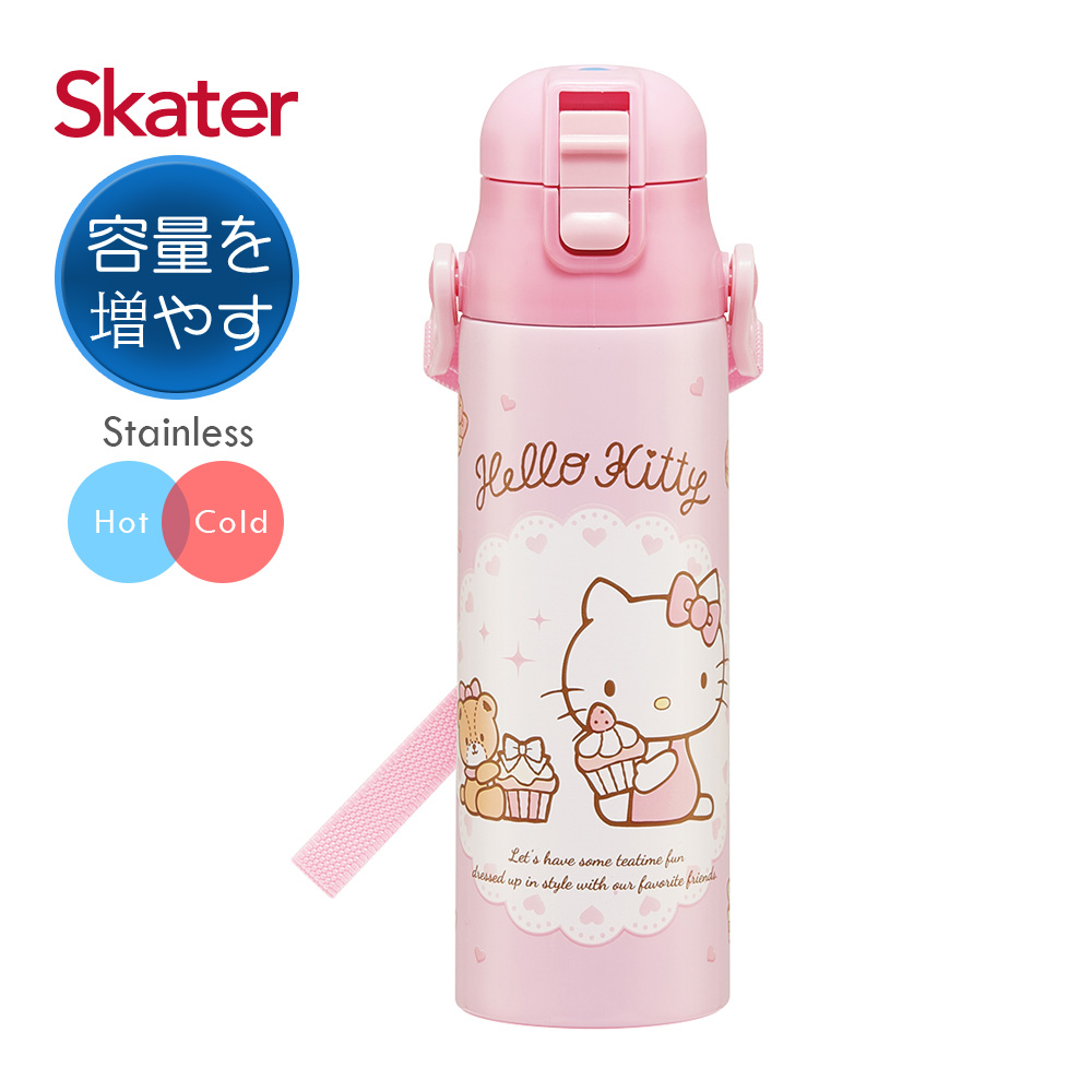 Skater 不鏽鋼(580ml)直飲保溫水壺-KITTY[免運費]