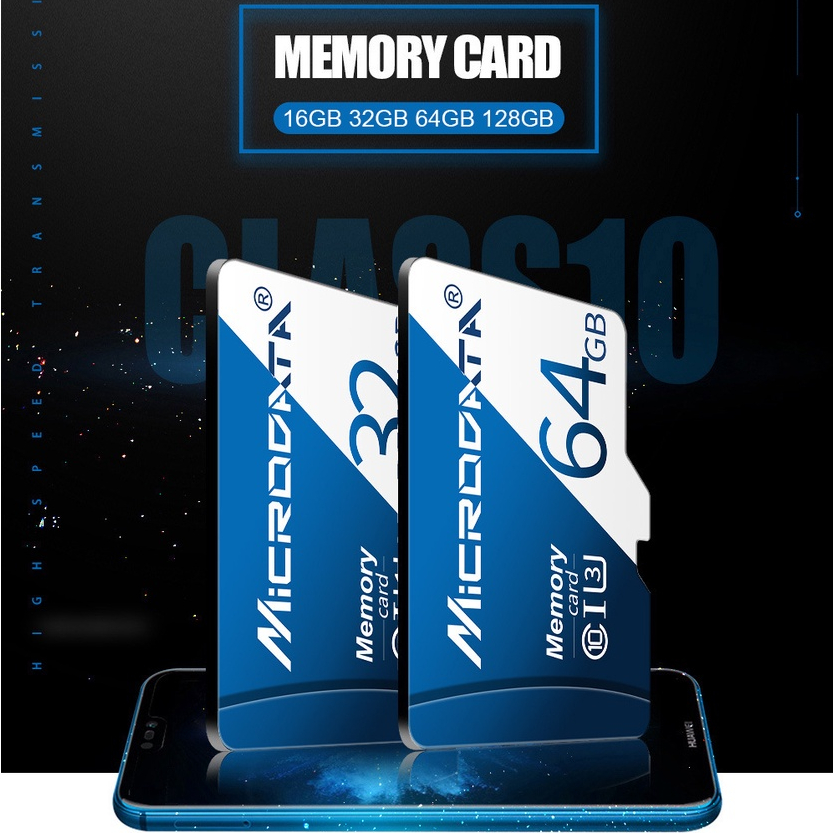 原裝正品MicroData 保証實存 C10高速TF記憶卡 SD卡 16GB 32GB 64GB 128GB實存容量