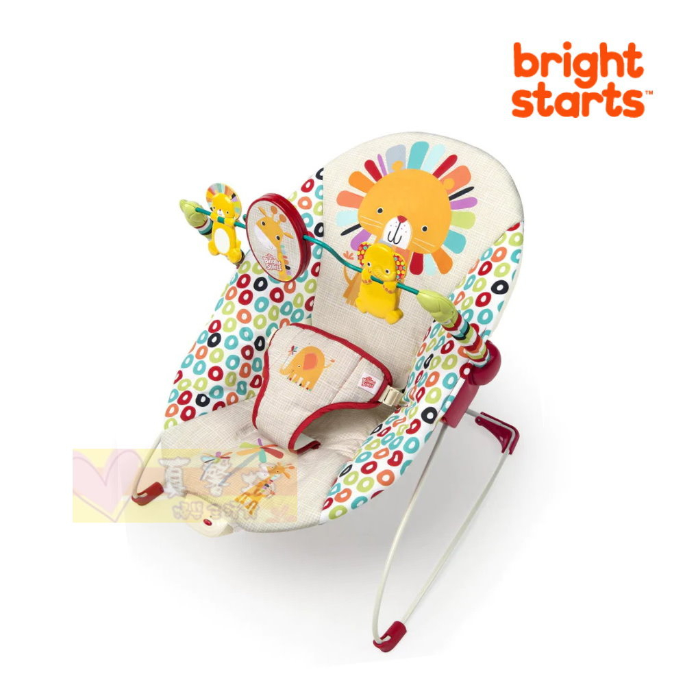 [公司貨]Bright Starts 小獅王安撫躺椅玩具組 - 安撫躺椅/搖椅/安撫搖椅