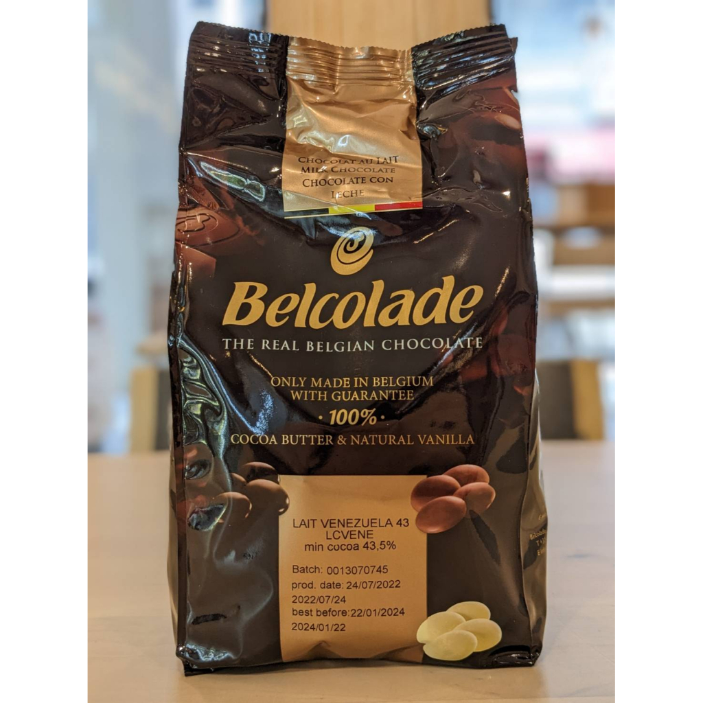 貝可拉產地精選委內瑞拉牛奶巧克力 43％ - 1kg 比利時 BELCOLADE 【 穀華記食品原料 】