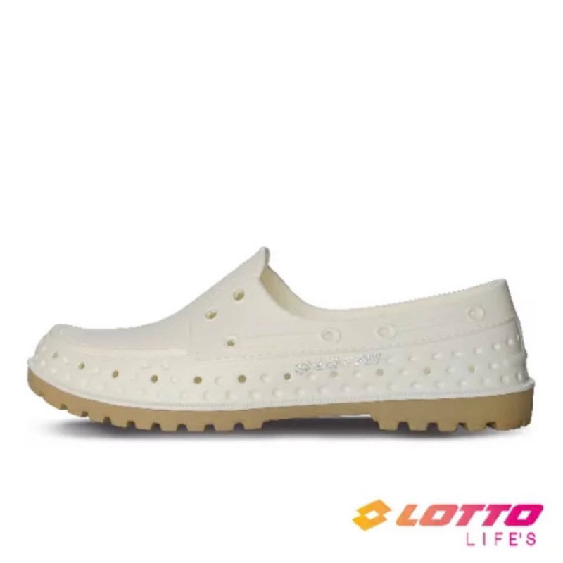 麻糬鞋屋👟LOTTO樂得-義大利第一品牌 女款經典帆船洞洞鞋 3569-白 超低直購價190元