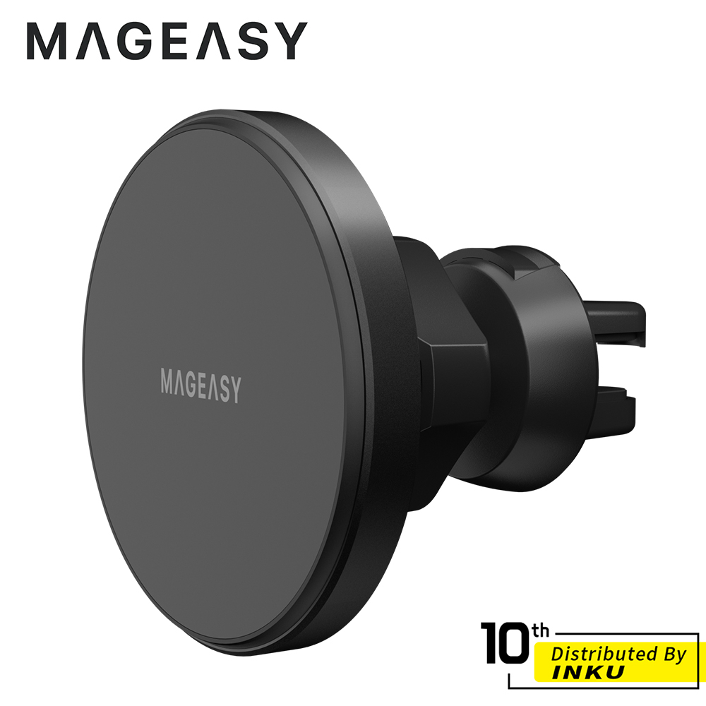 MAGEASY MAGMOUNT 磁吸無線充電車載支架 手機架 出風口 15W 車用支架 環形光 鋁合金 導航