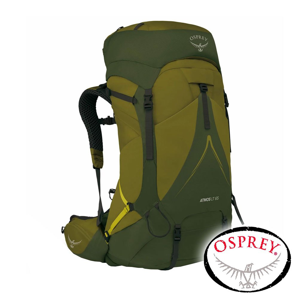 【美國 OSPREY】Atmos AG LT 65 輕量登山背包65L S/M 『胡椒綠』10004689