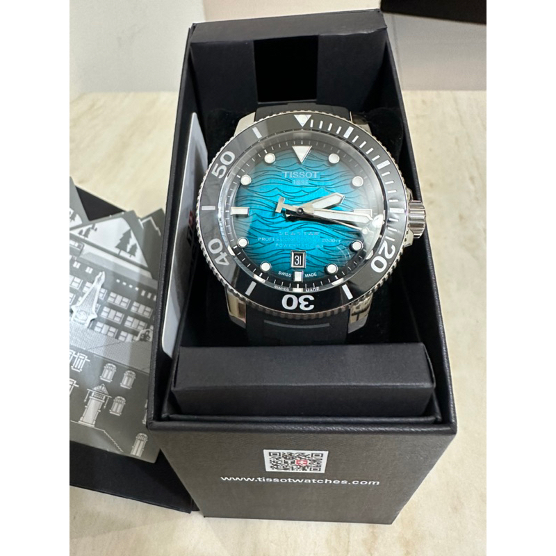 TISSOT 天梭 Seastar 2000 海星600米潛水機械錶 T1206071104100