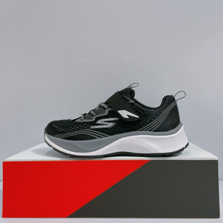 SKECHERS ELITE SPORT 中童 黑色 魔鬼氈 透氣 運動 休閒鞋 403950WLBKCC