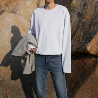 ONECE Loose Sleeves Long Tee / 2 Colors