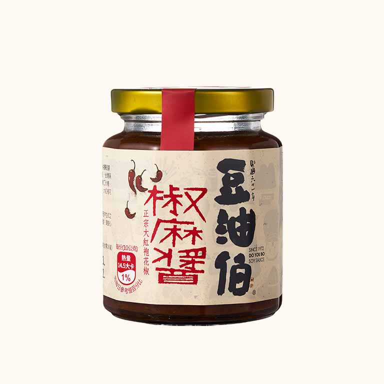 豆油伯】椒麻醬  260g (大紅袍花椒加發酵後黃豆黑豆釀製)