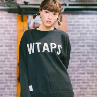 18760円最安値購入 売店 WTAPS LOCKS / SWEATER / COTTON NAVY