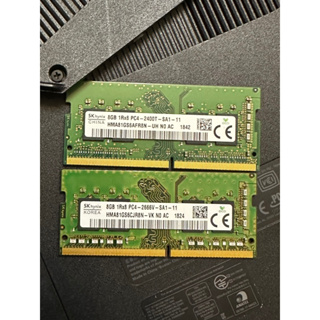 海力士 Hynix 升級拆下 DDR4 (2400T)(2666V) 8G 8GB 筆電用 記憶體