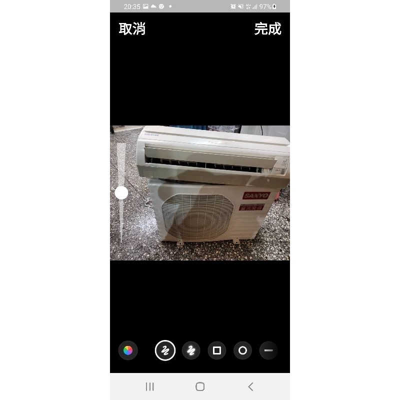 二手中古三洋1.5噸變頻分離式冷氣，單冷，型號SAP-E367UVH 保固3個月，請詢問大戶藥師