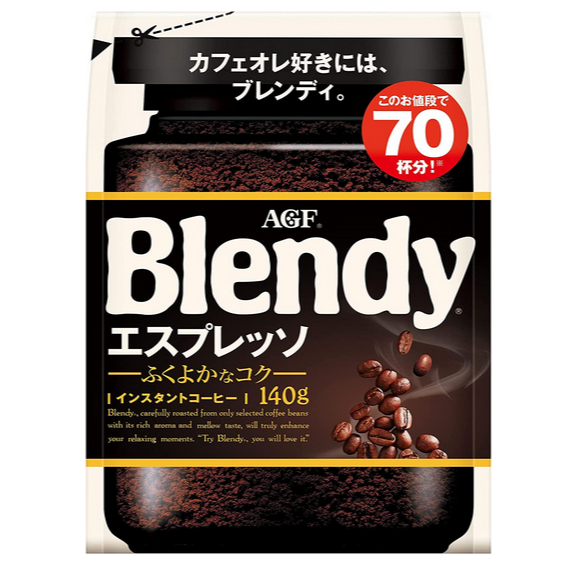 *現貨*Na日本代購 AGF Blendy 義式濃縮咖啡 黑咖啡 深焙 即溶
