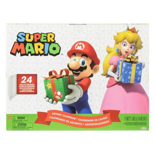 🔥成品潮玩🔥 JAKKS Nintendo 任天堂 Super Mario 超級瑪利歐: 瑪利歐倒數月曆抽抽樂2022