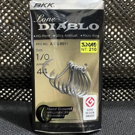 ☆鋍緯釣具網路店☆ BKK 莎美 Long DIABLO 8091-HG 海釣鉤船釣鐵板鉤