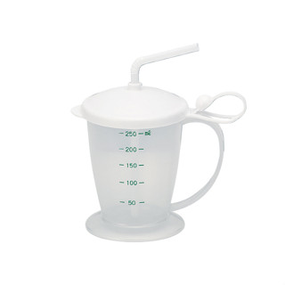 【海夫健康生活館】LZ 小森 大把手 防嗆吸管杯 300ml(B0056-01)