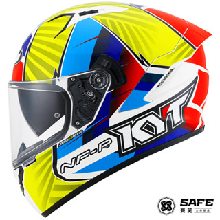 KYT｜NF-R #12 藍 全罩式安全帽 選手彩繪 內墨片 cns2396加強型 隨帽贈深墨片
