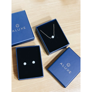 ALUXE 亞立詩 珍珠項鍊 珍珠耳環 禮物 情人節禮物 全新 母親節禮物 生日禮物