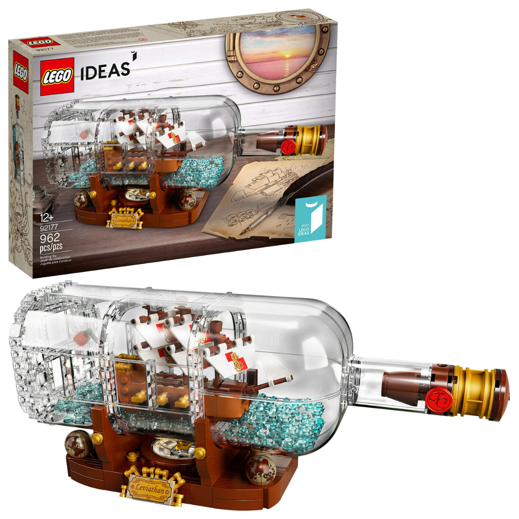 樂高 LEGO 瓶中船 92177 IDEAS 積木 船 擺飾 裝飾 21313 Ship in a Bottle