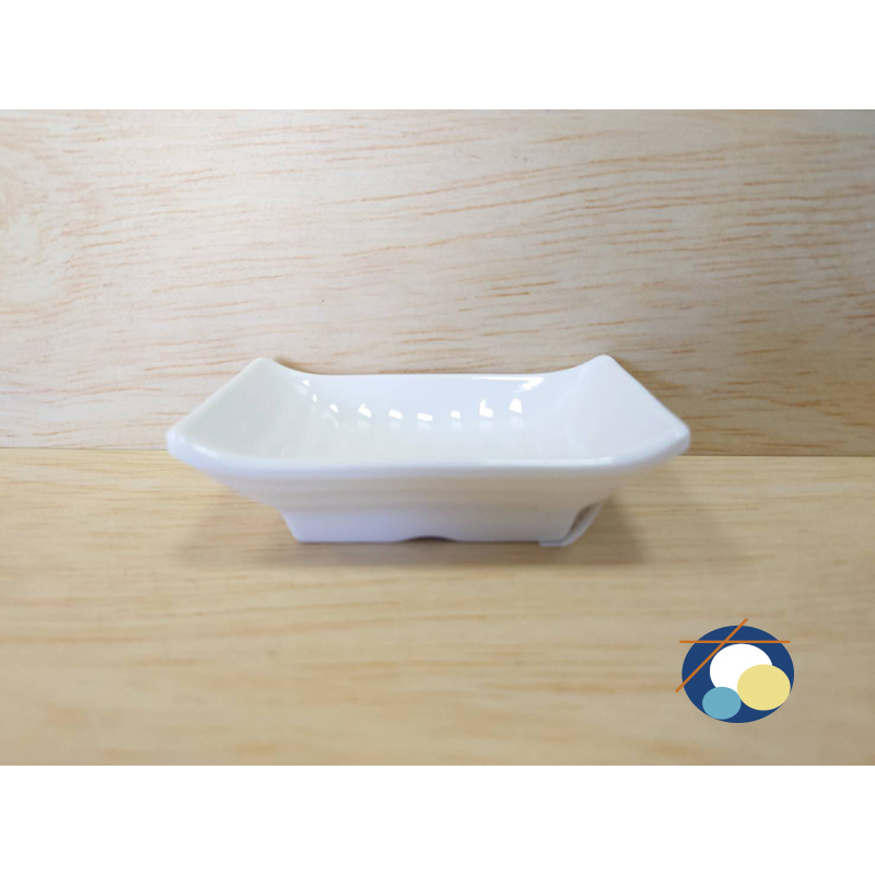 友品餐具 (12入)美耐皿長方醬油碟 牙/古銅/銀彩  053AEMK1210~批發價