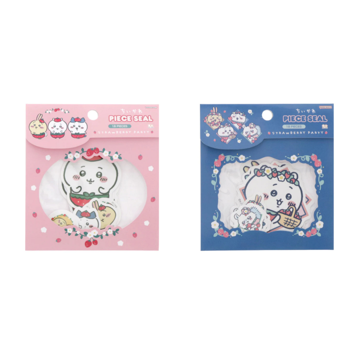 【吉伊卡哇】Chiikawa 草莓系列 貼紙包 (共兩款)