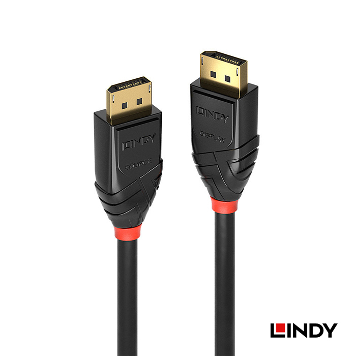 LINDY 林帝 DisplayPort 1.2 4K/60HZ 零失真 光電混合傳輸線 20M (38462)