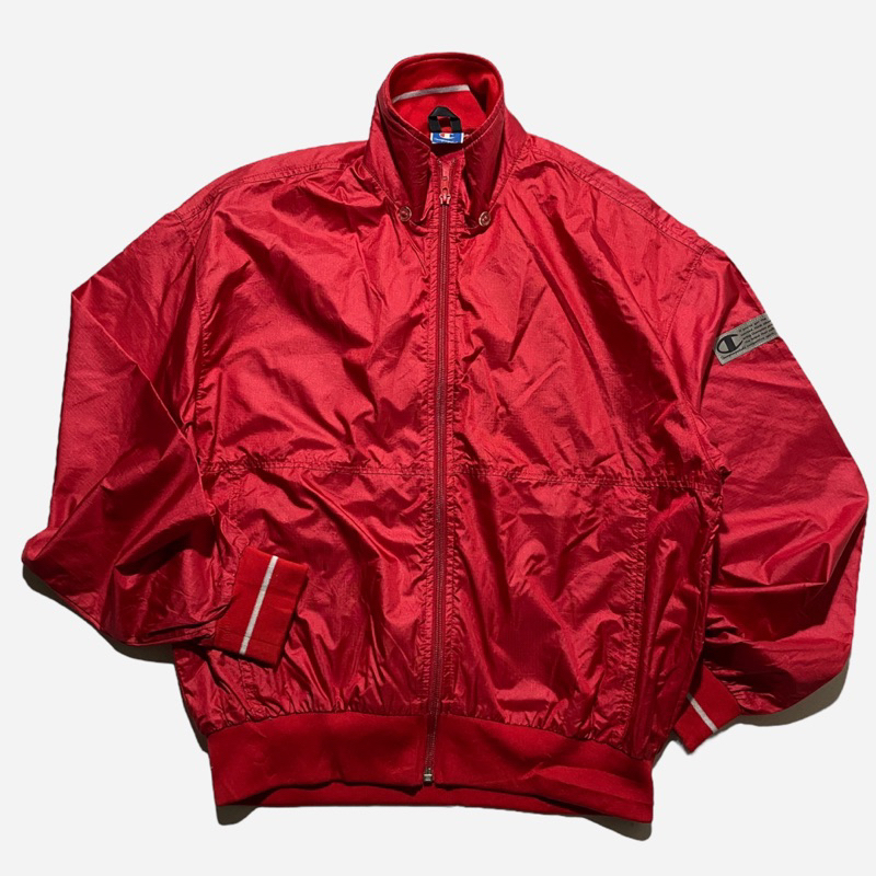 「滾青店」-日本製champion古著- Vintage Jacket OG老式裁片 風衣 運動外套