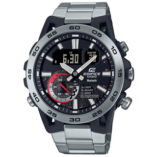 CASIO卡西歐 EDIFICE 藍芽 獨特設計 賽車風腕錶 ECB-40D-1A