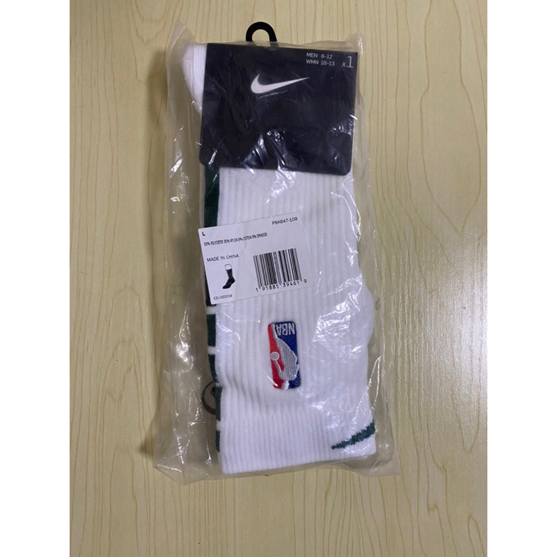 Nike NBA Grip Quick 球員版 中筒籃球襪 公鹿綠