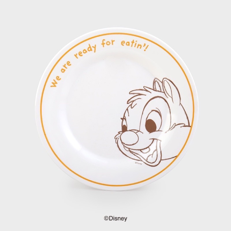 韓國大創 X 迪士尼聯名 奇奇蒂蒂 美耐皿餐盤 全新 兩個合售
