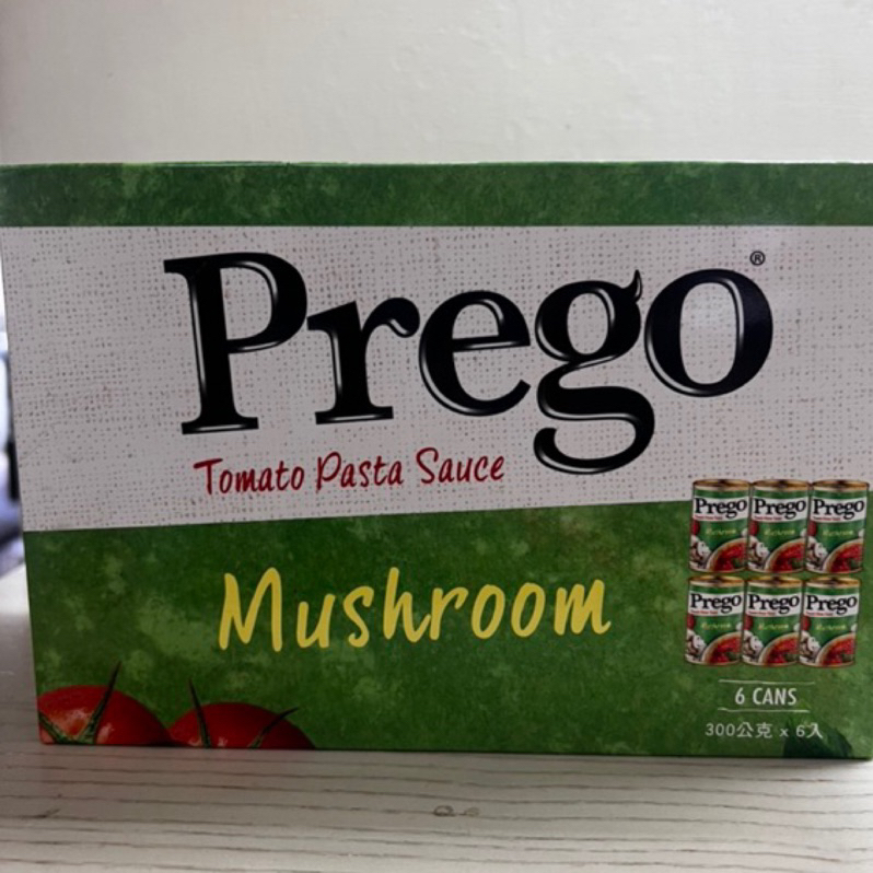 Prego 洋菇番茄義大利麵醬 300公克 五罐