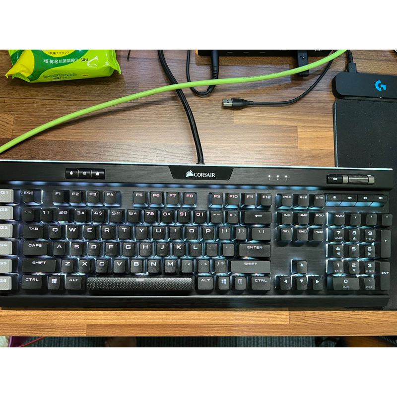 海盜船Corsair K95 RGB PLATIUM XT 英文 銀軸