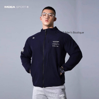 【OTOKO Men's Boutique】MOEA SPORT 墨立方:涼感健身運動外套／藍色(台灣獨家代理)