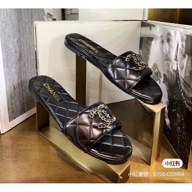 Chanel 23p 拖鞋 好美爆款🔥💗 尺寸36.5/37 正品代購歐洲代購