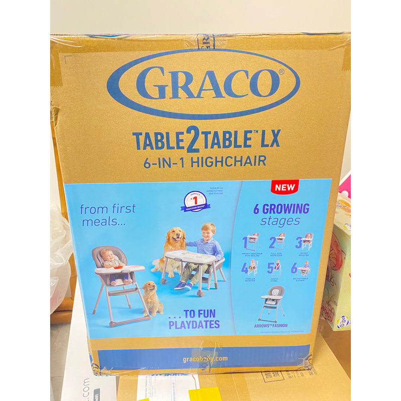 全新未拆Graco餐椅 六合一可當書桌 嬰兒 寶寶餐椅 高雄面交