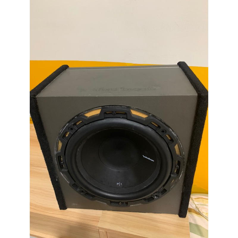 先迪利重低音和擴大機 一套 RockFordFosgate P1 8吋 Punch 二手 重低音 重低音喇叭