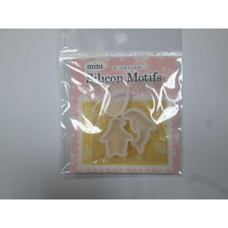 日本製 Silicon Motifs UV模型 水晶 粘土 樹脂土用矽膠 迷你軟模-水滴.企鵝.海豚