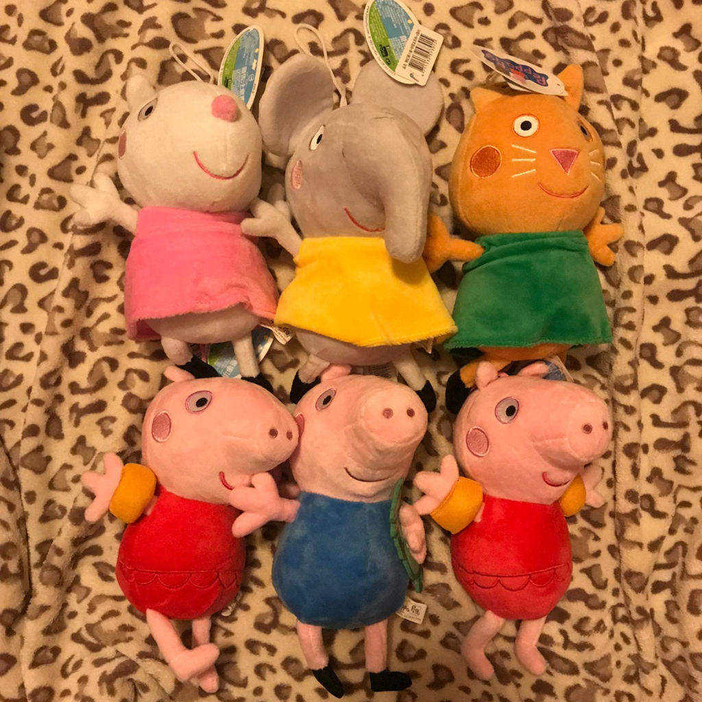 正版 全新品 佩佩豬 粉紅豬小妹 好朋友系列  Peppa Pig 6吋玩偶