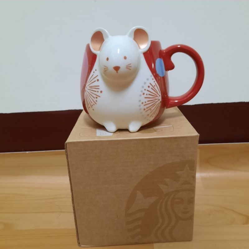 全新 Starbucks 星巴克 馬克杯 2020新年限定 台灣星巴克馬克杯 十二生肖 鼠