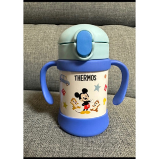 （二手）THERMOS 膳魔師 兒童 米奇藍 水壺 保溫杯 250ML