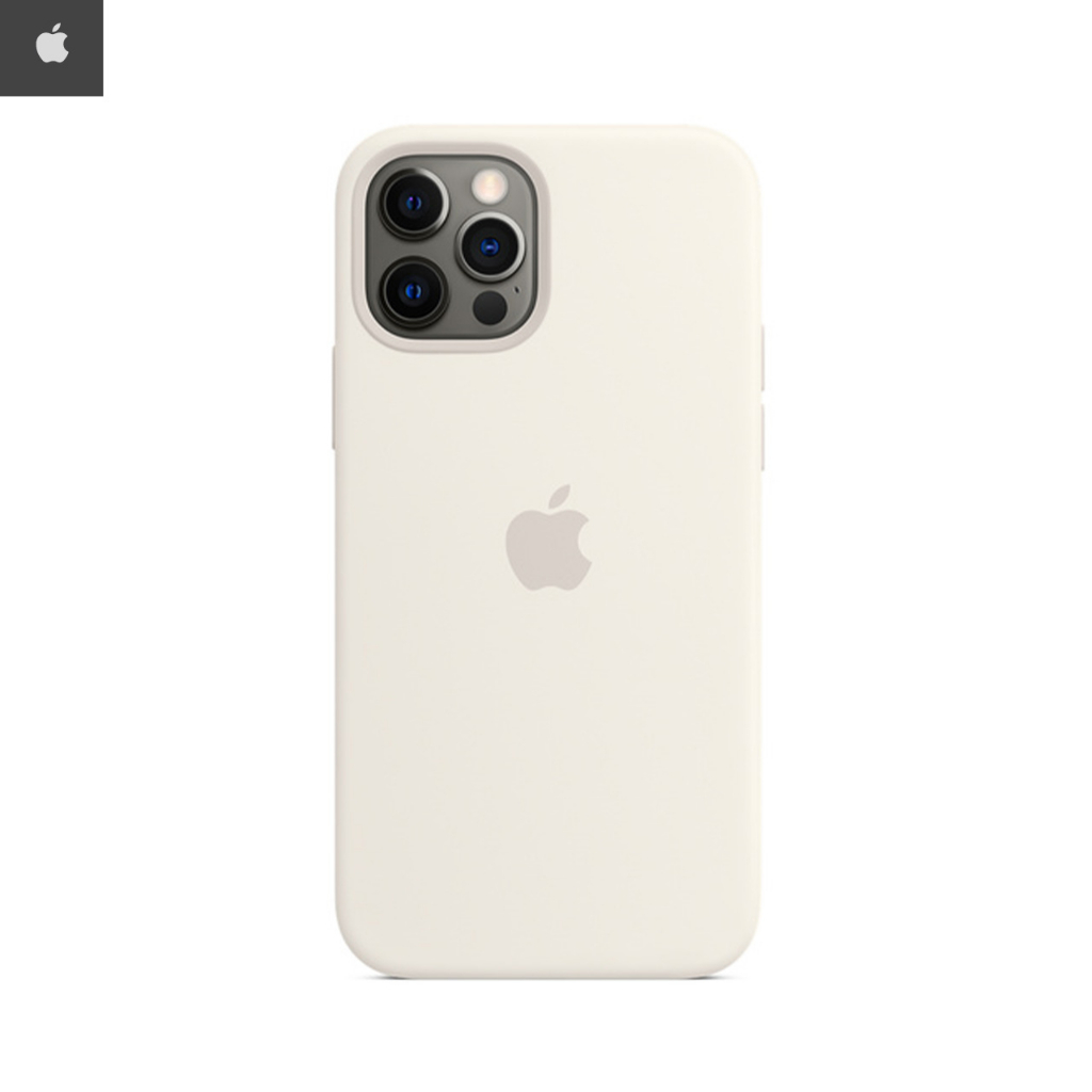 蘋果原廠 MagSafe 矽膠保護殼 白色 適用於iPhone 12/12 Pro