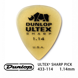 Jim Dunlop Ultex Sharp 433R 1.14mm Pick (三片、十片組)【敦煌樂器】