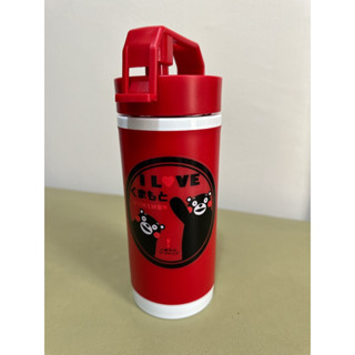 KUMAMON熊本熊➿造型隨身杯400ml(紅）