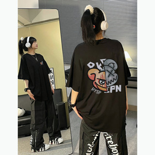 【林木木】100%純棉 短袖 t恤 短袖上衣 古著 運動上衣 復古 oversize t恤 女生衣服 夏天衣服